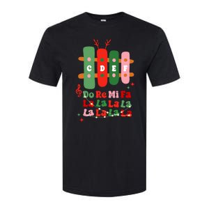 Groovy Cdef Do Re Mi Fa La La La La Music Teacher Christmas Softstyle CVC T-Shirt