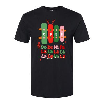 Groovy Cdef Do Re Mi Fa La La La La Music Teacher Christmas Softstyle® CVC T-Shirt