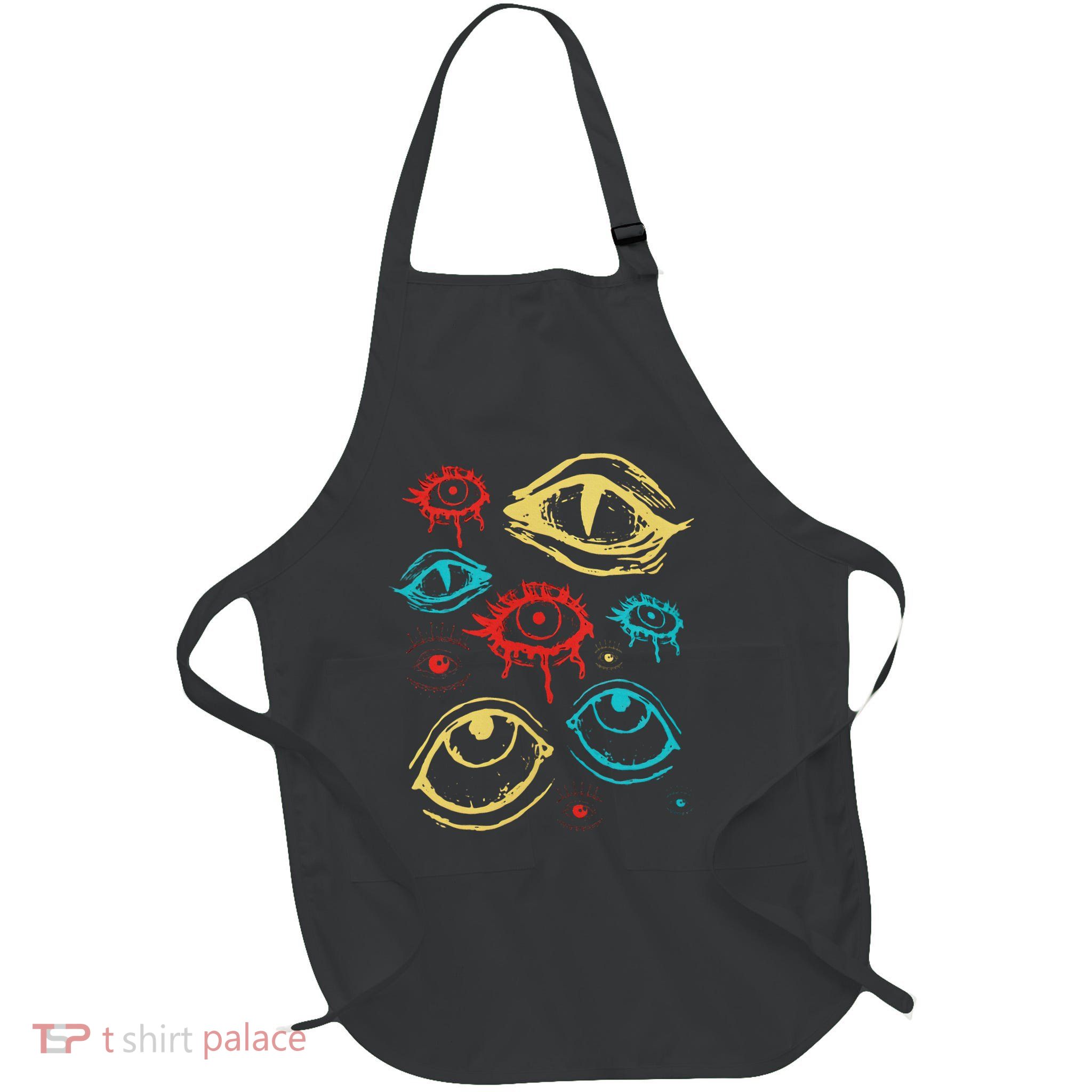 Grunge Clowncore Dreamcore Weirdcore Mall Goth Full-Length Apron With Pockets
