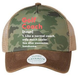 Golf Coach Definition Funny Trainer Gift Present Gift Legacy Tie Dye Trucker Hat