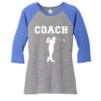 Golf Coach Design Golf Instructors / Golf Teachers Cool Gift Women's Tri-Blend 3/4-Sleeve Raglan Shirt