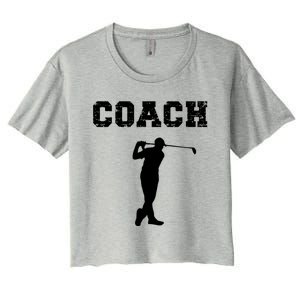 Golf Coach Design Golf Instructors / Golf Teachers Cool Gift Women's Crop Top Tee