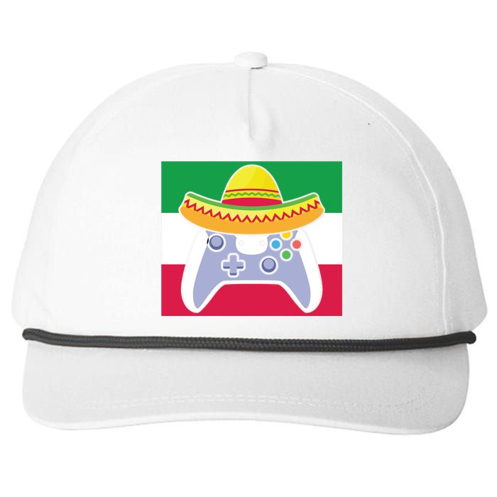 Gamer Cinco De Mayo T Snapback Five-Panel Rope Hat