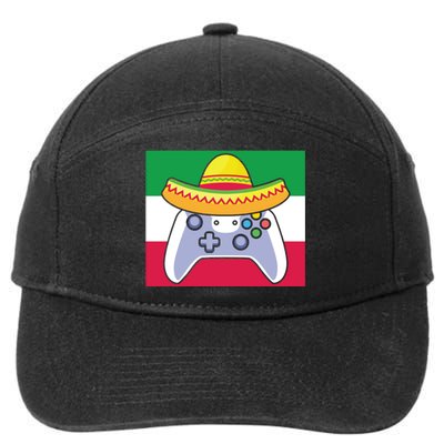 Gamer Cinco De Mayo T 7-Panel Snapback Hat