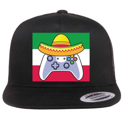 Gamer Cinco De Mayo T Flat Bill Trucker Hat