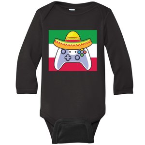 Gamer Cinco De Mayo T Baby Long Sleeve Bodysuit