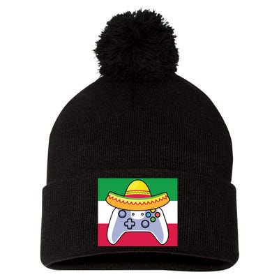 Gamer Cinco De Mayo T Pom Pom 12in Knit Beanie