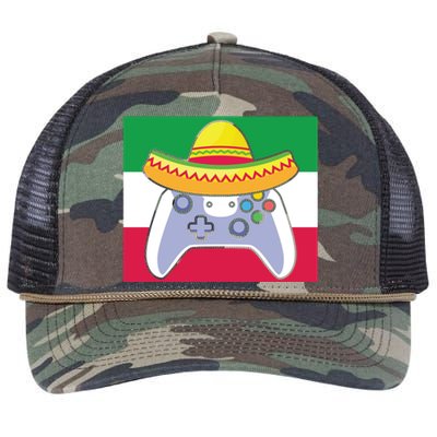 Gamer Cinco De Mayo T Retro Rope Trucker Hat Cap