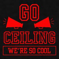 Go ceiling dad pun ceiling fan silly funny Ladies PosiCharge Tri-Blend Wicking Tank