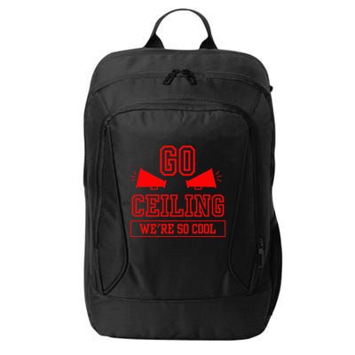 Go ceiling dad pun ceiling fan silly funny City Backpack