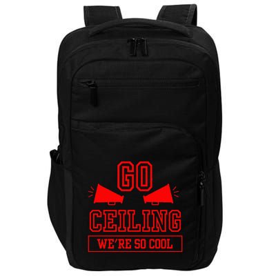 Go ceiling dad pun ceiling fan silly funny Impact Tech Backpack