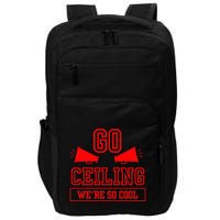 Go ceiling dad pun ceiling fan silly funny Impact Tech Backpack