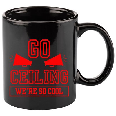 Go ceiling dad pun ceiling fan silly funny 11oz C Handle Ceramic Mug