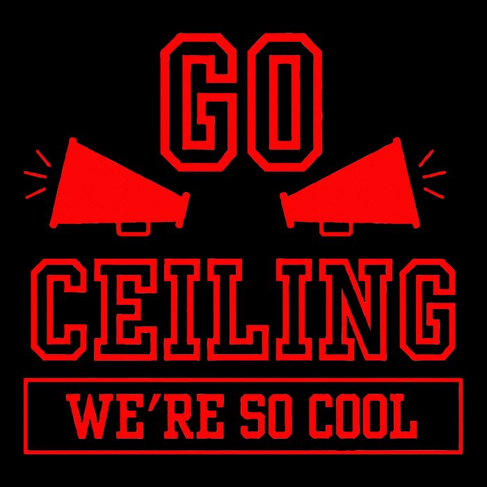 Go ceiling dad pun ceiling fan silly funny Cooling Performance Long Sleeve Crew