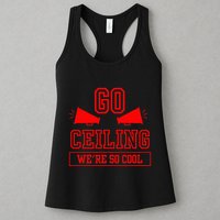 Go ceiling dad pun ceiling fan silly funny Womens Tank Top