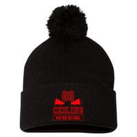 Go ceiling dad pun ceiling fan silly funny Pom Pom 12in Knit Beanie