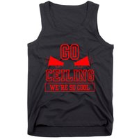 Go ceiling dad pun ceiling fan silly funny Tank Top