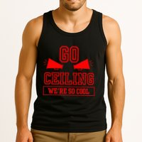 Go ceiling dad pun ceiling fan silly funny Tank Top