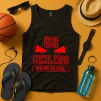 Go ceiling dad pun ceiling fan silly funny Tank Top