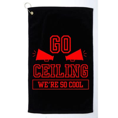 Go ceiling dad pun ceiling fan silly funny Golf Towel