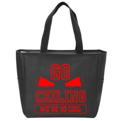 Go ceiling dad pun ceiling fan silly funny Zip Tote Bag