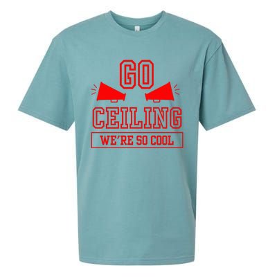 Go ceiling dad pun ceiling fan silly funny Sueded Cloud Jersey T-Shirt