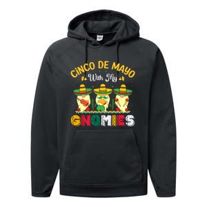 Gnomie Cinco De Mayo T Performance Fleece Hoodie