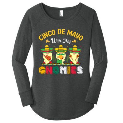 Gnomie Cinco De Mayo T Women's Perfect Tri Tunic Long Sleeve Shirt