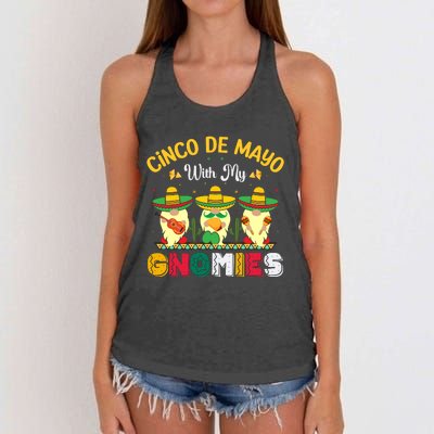 Gnomie Cinco De Mayo T Women's Knotted Racerback Tank