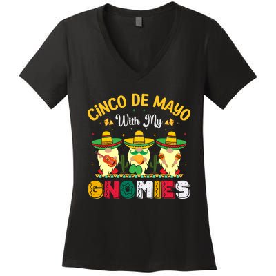 Gnomie Cinco De Mayo T Women's V-Neck T-Shirt