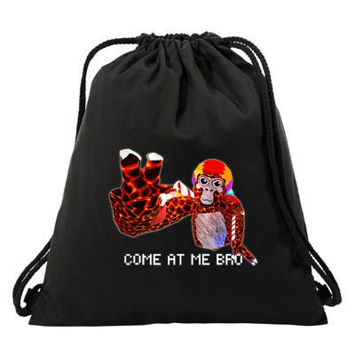 Gorilla Christmas Decorations Monke Tag Vr Gamer Drawstring Bag