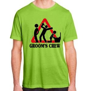 Grooms Crew Drunk Bachelor Party Adult ChromaSoft Performance T-Shirt