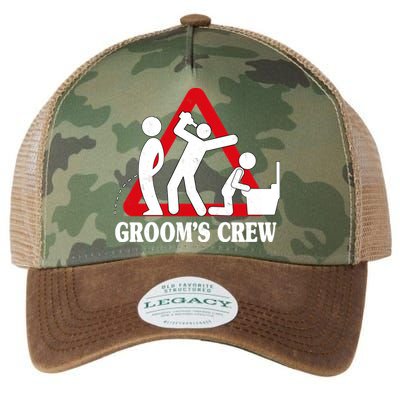 Grooms Crew Drunk Bachelor Party Legacy Tie Dye Trucker Hat