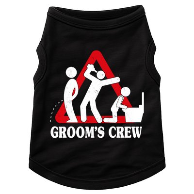 Grooms Crew Drunk Bachelor Party Doggie Tank