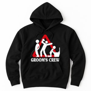 Grooms Crew Drunk Bachelor Party Hoodie