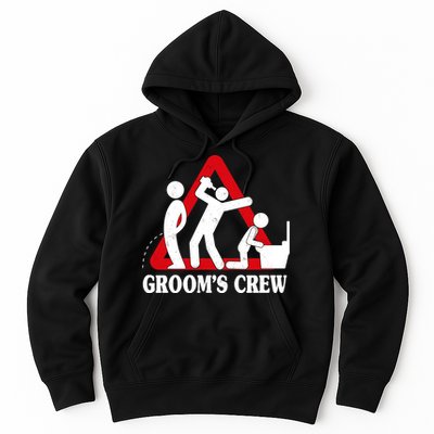 Grooms Crew Drunk Bachelor Party Hoodie