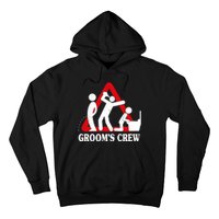 Grooms Crew Drunk Bachelor Party Hoodie