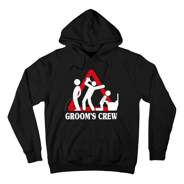 Grooms Crew Drunk Bachelor Party Hoodie