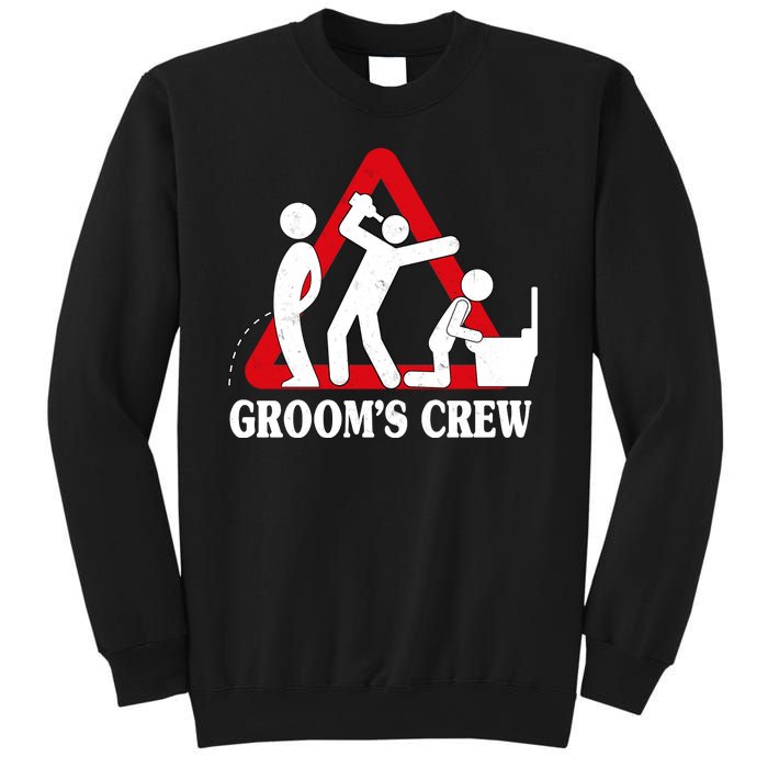 Grooms Crew Drunk Bachelor Party Sweatshirt