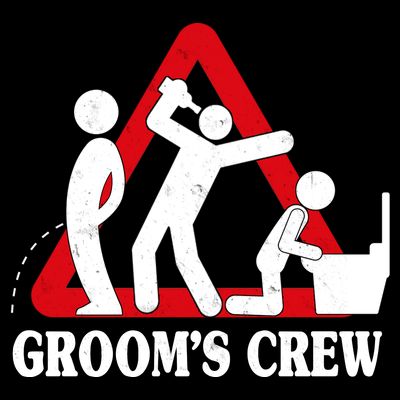 Grooms Crew Drunk Bachelor Party T-Shirt