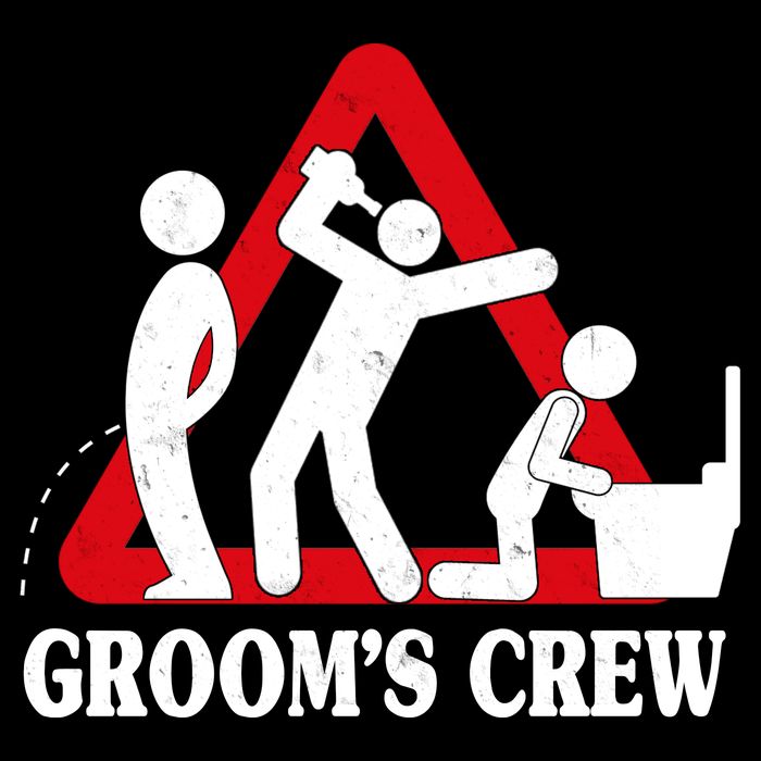 Grooms Crew Drunk Bachelor Party Impact Tech Backpack