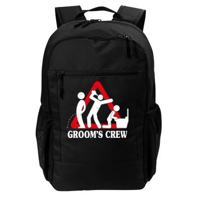 Grooms Crew Drunk Bachelor Party Daily Commute Backpack