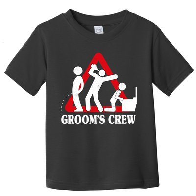 Grooms Crew Drunk Bachelor Party Toddler T-Shirt