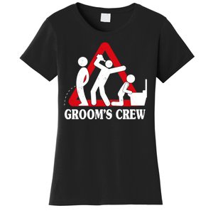 Grooms Crew Drunk Bachelor Party Women's T-Shirt