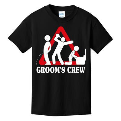 Grooms Crew Drunk Bachelor Party Kids T-Shirt