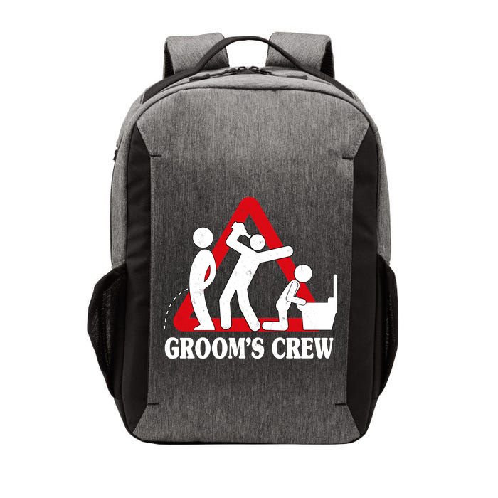 Grooms Crew Drunk Bachelor Party Vector Backpack
