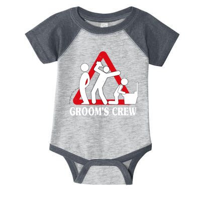 Grooms Crew Drunk Bachelor Party Infant Baby Jersey Bodysuit