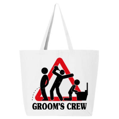 Grooms Crew Drunk Bachelor Party 25L Jumbo Tote