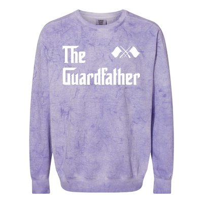 Guardfather Color Dad Gift Colorblast Crewneck Sweatshirt