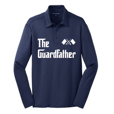 Guardfather Color Dad Gift Silk Touch Performance Long Sleeve Polo